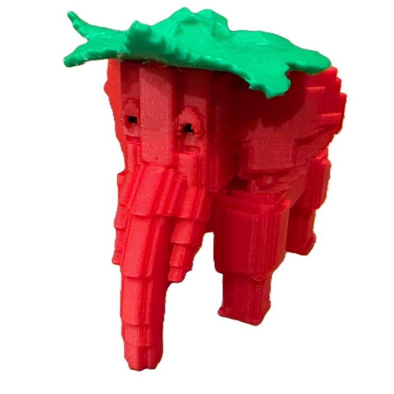 فیگور طرح روبلاکس مدل strawberry elephant ارتفاع 6 سانتی‌متر